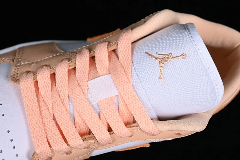 All categories Air Jordan Jordan series basketball shoes Air Jordan 1 Low G version pure original Air Jordan 1 Low AJ1 Joe 1 white orange low-top cultural leisure sports sneakers DC0774-801